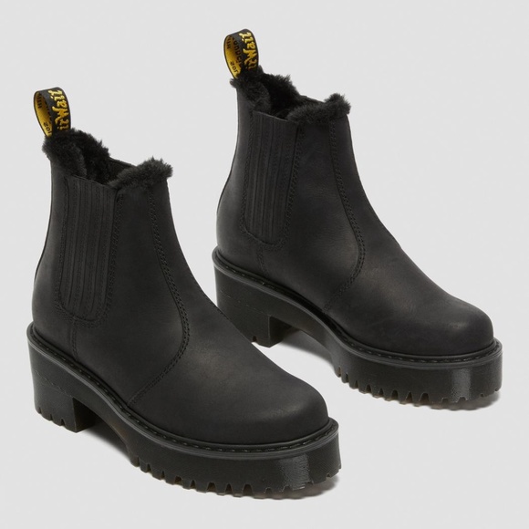 Dr. Martens Women's Rometty FL Quad Platform Chelsea Black Moldova RARE!!! - Picture 4 of 13